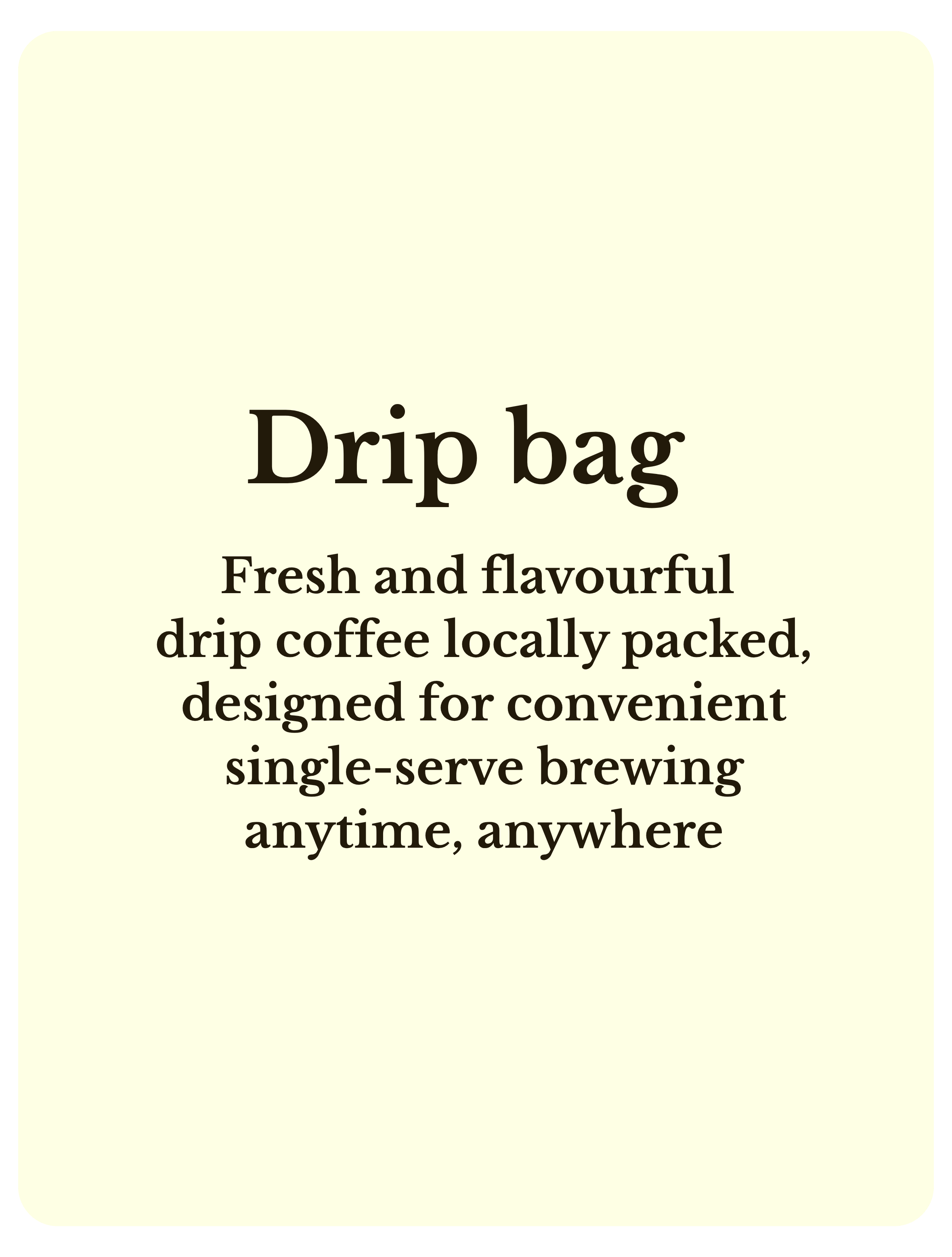 Filter Bag A